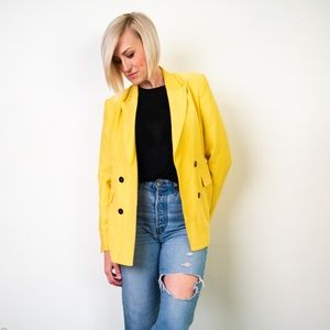 Embroidered Zara suit blazer